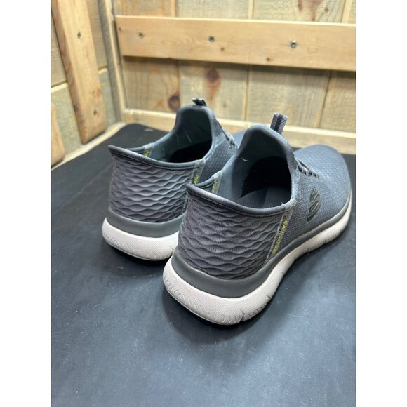Skechers Slip-Ins Hands-Free Mens Sneakers Size 8 Gray Mesh Athletic Shoes - Picture 6 of 9